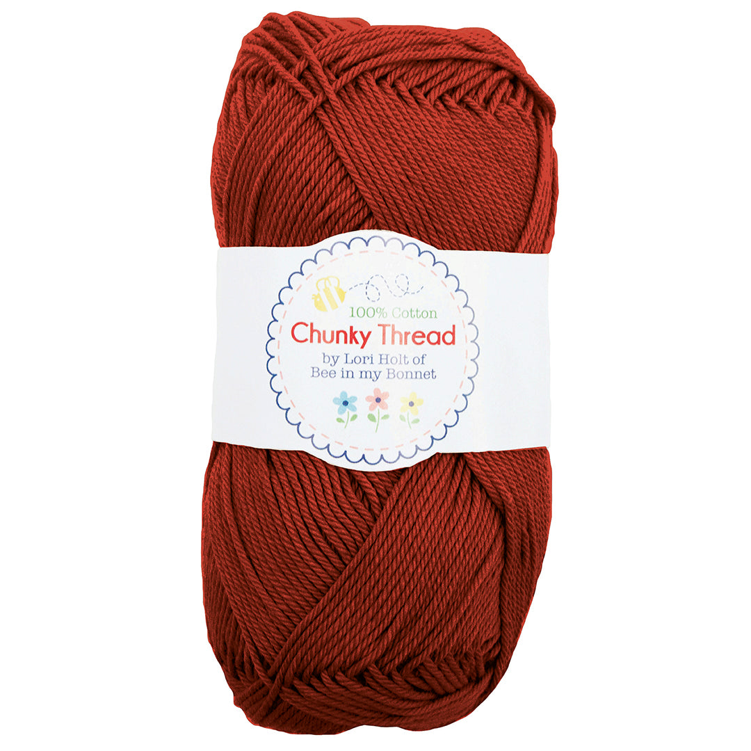 Lori Holt Chunky Thread Terracotta – 50g Cotton Yarn Skein – STCT-25449