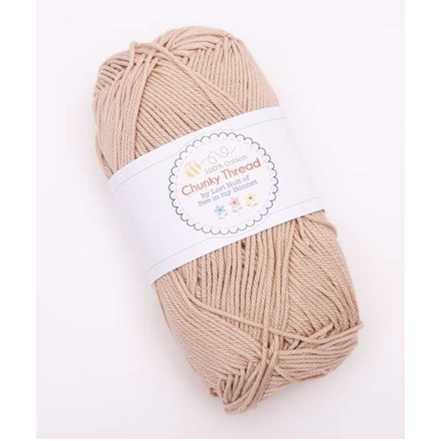 Lori Holt Chunky Thread Wheat – 50g Cotton Yarn Skein – STCT-2665