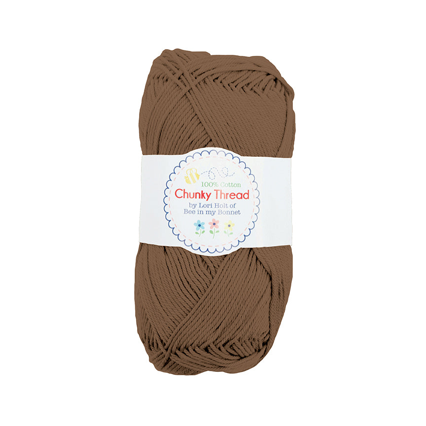Lori Holt Chunky Thread Brown Sugar – 50g Cotton Yarn Skein – STCT-39789
