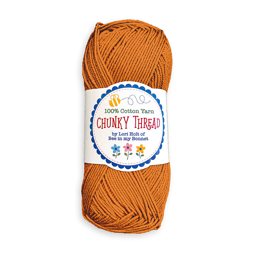 Lori Holt Chunky Thread Amber – 50g Cotton Yarn Skein – STCT-54795