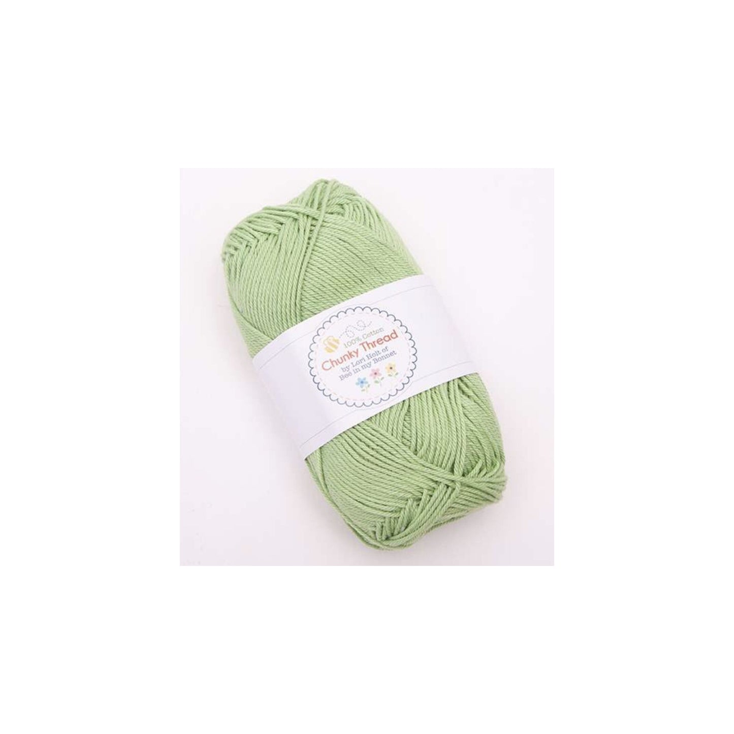 Lori Holt Chunky Thread Riley Green – 50g Cotton Yarn Skein – STCT-8642