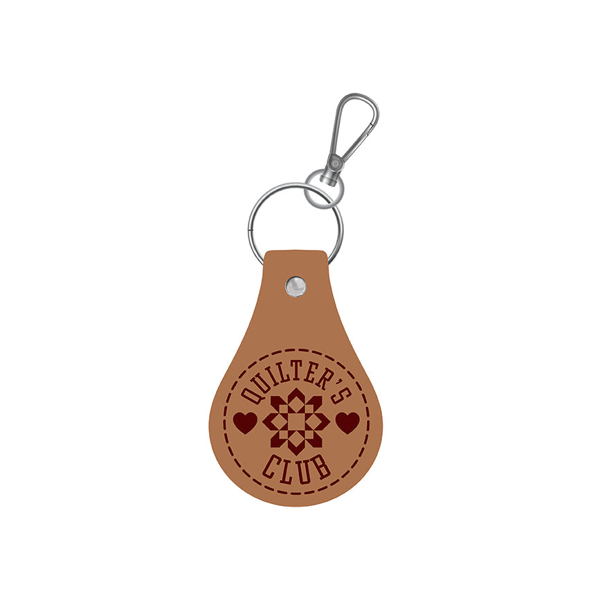 Leather Circle Key Chain Quilter's Club – 50% Deposit March 2027 Preorder
