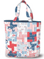 The Quilter’s Big Tote Bag Pattern – Minki Kim – Sewing Illustration – P178-SIBP6 – Reversible Tote Sewing Pattern