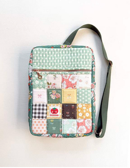 Swing & Sling Bag Pattern – Minki Kim – Sewing Illustration – Crossbody Bag Sewing Pattern – P178-SIBP1