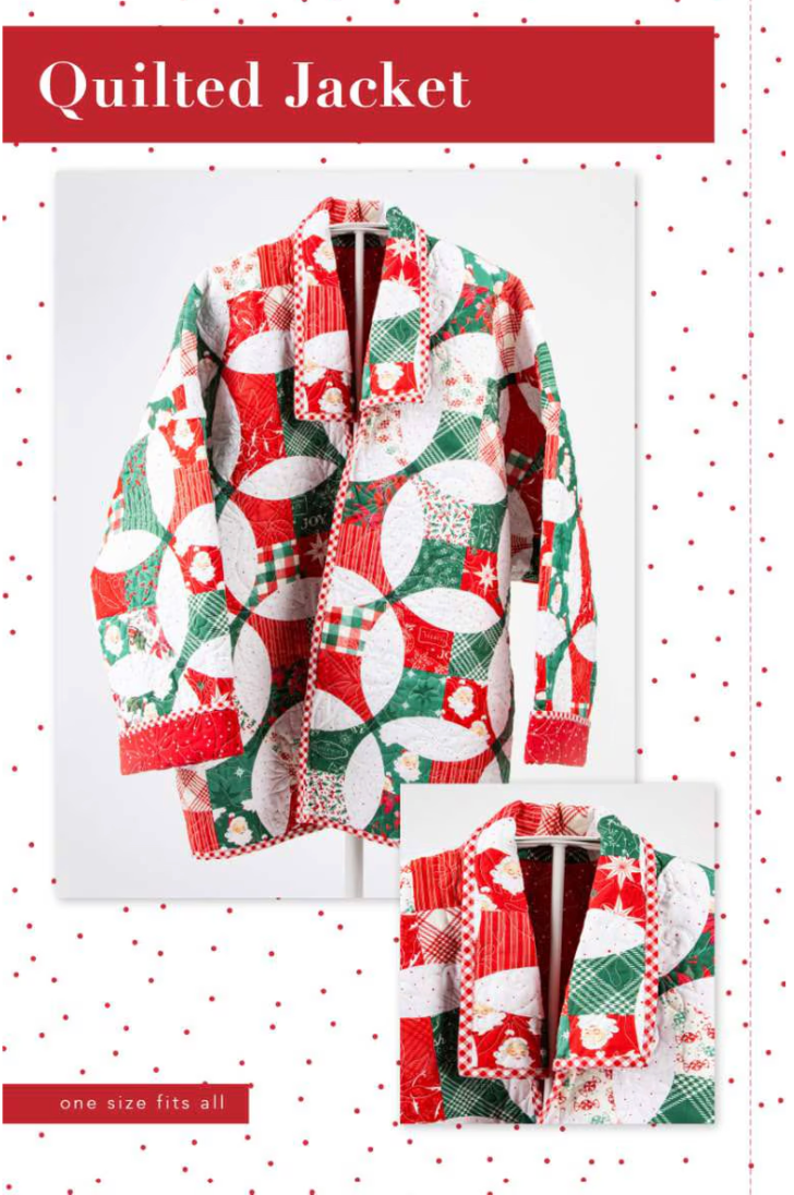 The Quilted Jacket Pattern – Paula McKinlay & Claire Root – Quilt Clothing Sewing Pattern – P204-JACKET