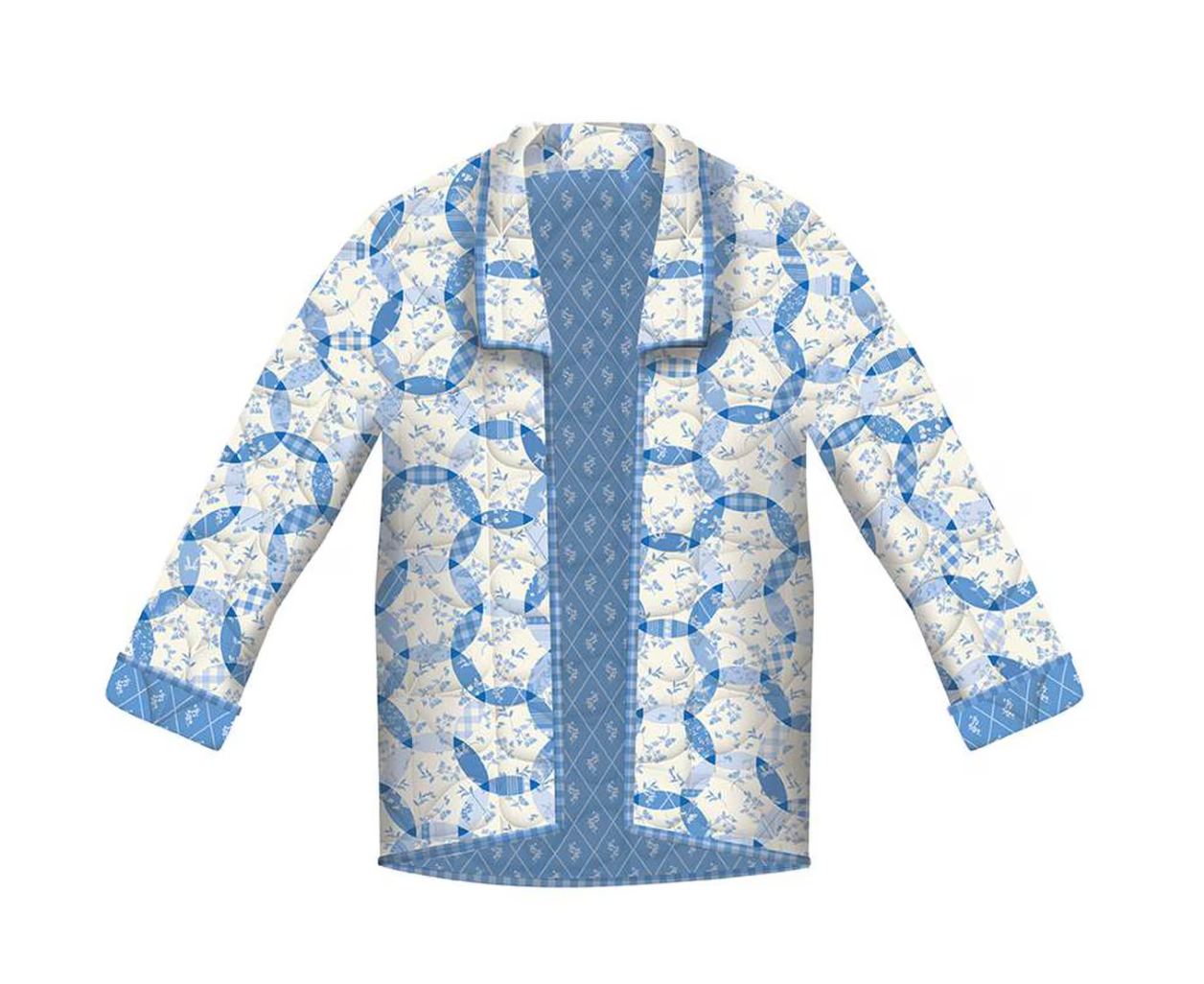 The Quilted Jacket Pattern – Paula McKinlay & Claire Root – Quilt Clothing Sewing Pattern – P204-JACKET