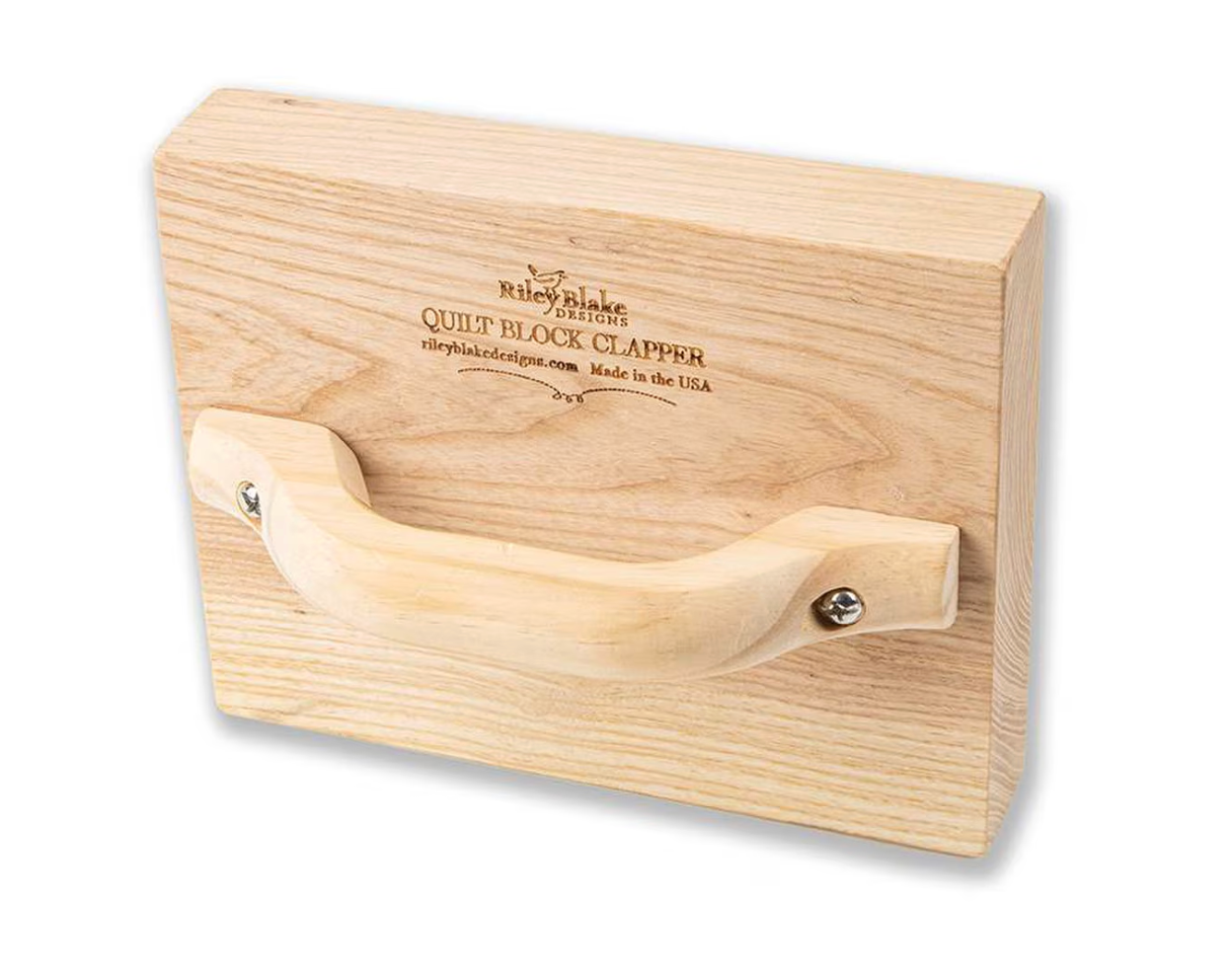 Riley Blake Designs Quilt Block Clapper | 8” x 10” Premium Hardwood Seam-Setting Tool
