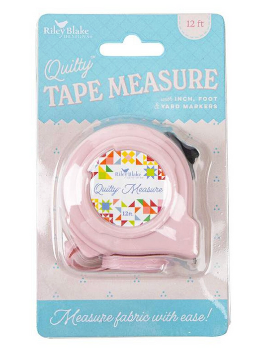 Quilty™ Measure | 12-Foot Retractable Measuring Tape by Riley Blake Designs