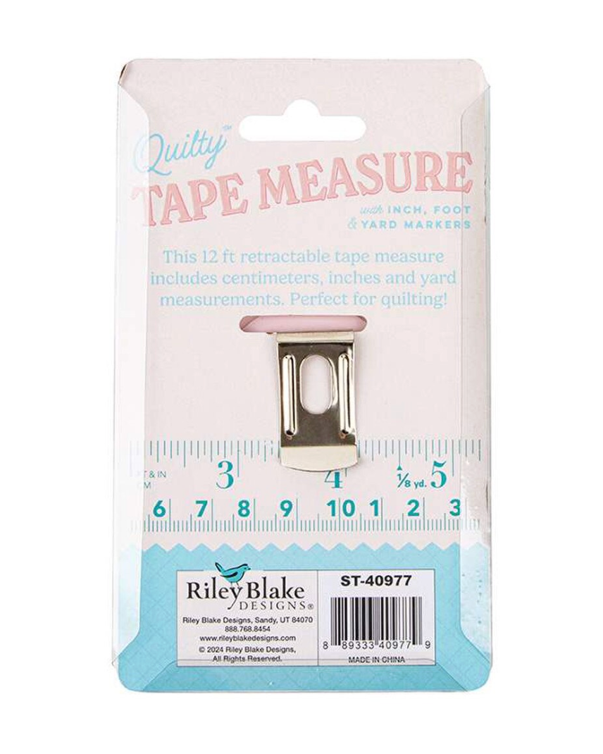 Quilty™ Measure | 12-Foot Retractable Measuring Tape by Riley Blake Designs