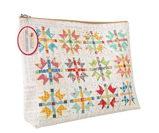 Home Town Holiday Vinyl Project Bag | Lori Holt of Bee in My Bonnet for Riley Blake Designs