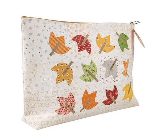 Autumn Vinyl Project Bag | Lori Holt of Bee in My Bonnet for Riley Blake Designs