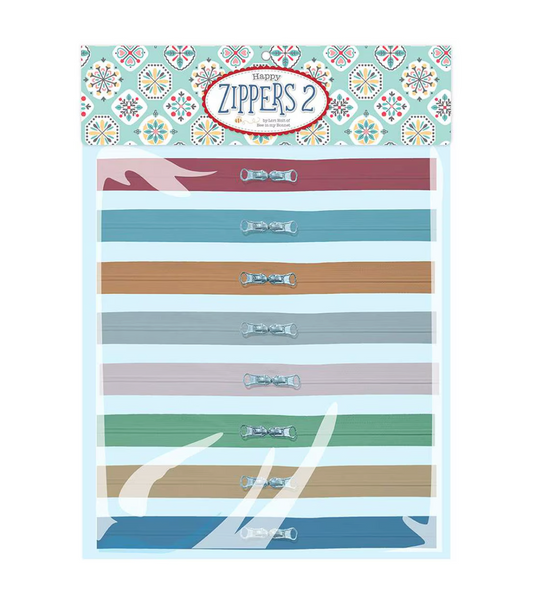 Happy Zippers – 8-Pack | Lori Holt of Bee in My Bonnet for Riley Blake Designs