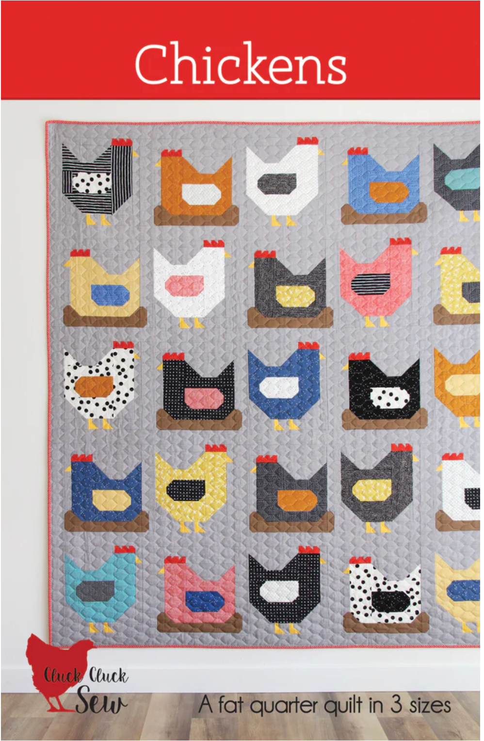 🐔 Chickens Quilt Pattern by Cluck Cluck Sew