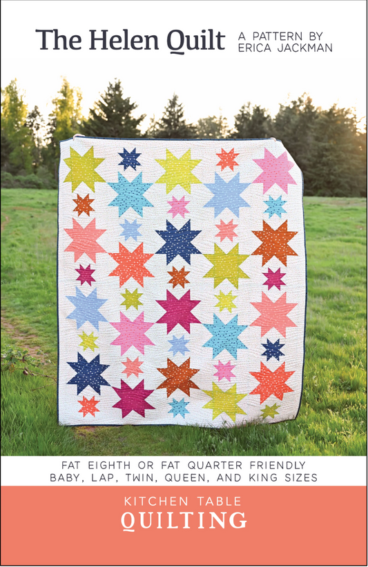 Helen Quilt Pattern – Erica Jackman of Kitchen Table Quilting