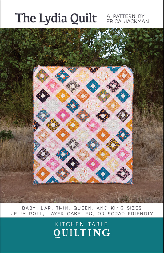 Lydia Quilt Pattern – Erica Jackman of Kitchen Table Quilting