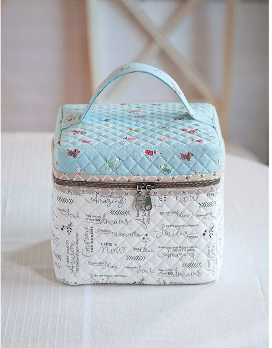 Cutie Cube Bag Pattern – Minki Kim | Sewing Illustration