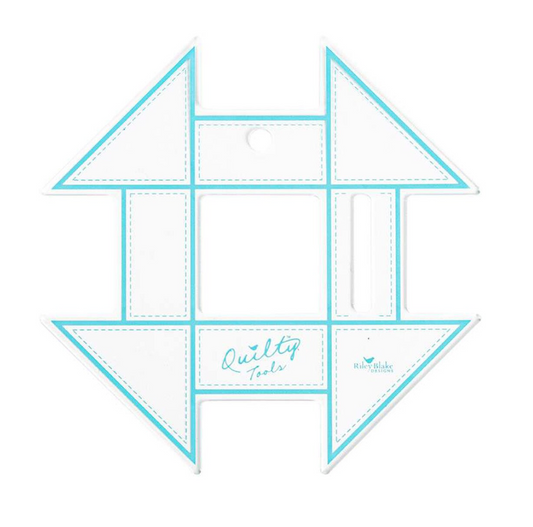 Riley Blake Quilty™ Tools Binding Holder – Churn Dash Acrylic