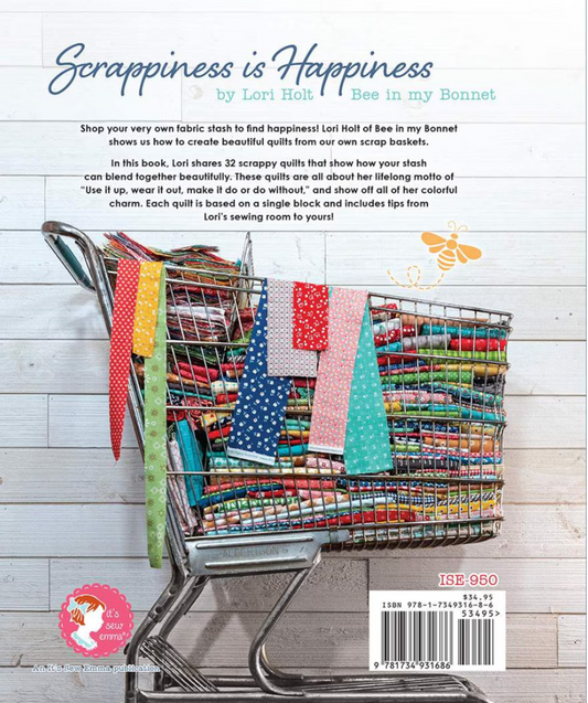 Scrappiness Is Happiness Quilt Book by Lori Holt | Scrappy Quilt Patterns