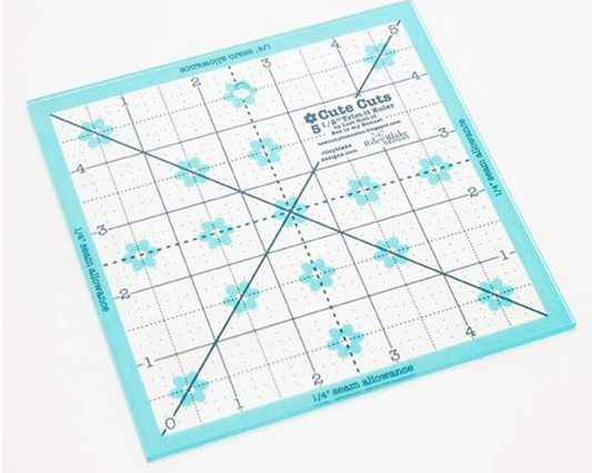 Trim-It™ 5 1/2" Square Ruler | 50% Deposit Preorder | March 2027 | Lori Holt | Midnight Snack Recommended Tool