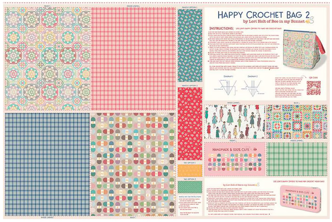 Lori Holt Chunky Thread Starter Bundle – Raindrop Colorway | Crochet Starter Kit
