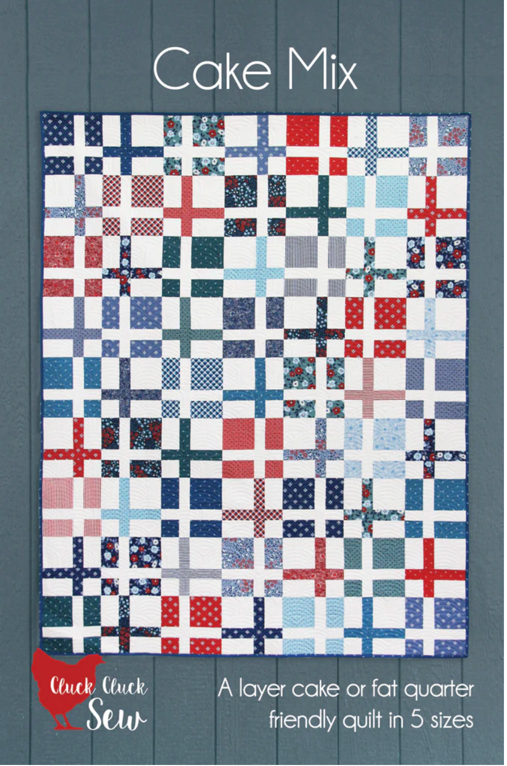Cake Mix Quilt Kit – Throw Size | Between the Pages by Fran Gulick for Riley Blake Designs