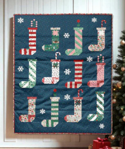 PREORDER Nutcracker Stocking Stuffers BOM – Christmas Quilt Block of the Month