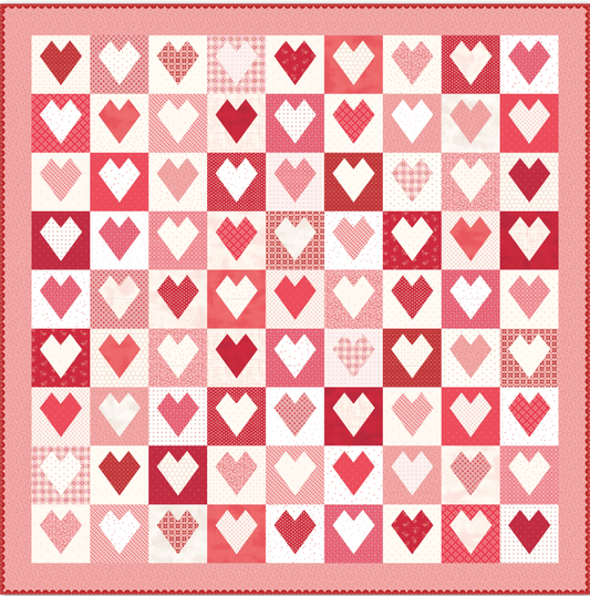 Lori Holt 10" Heart Quilt Paper – Bee in My Bonnet