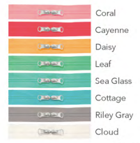 Chunky Thread Zippy Bag Panel & Happy Zippers Bundle | Lori Holt | 50% Deposit Preorder | April 2027