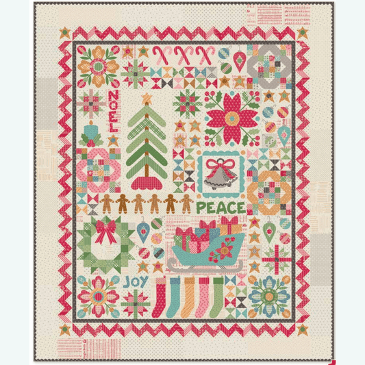 Home for Christmas Sew Along Quilt Kit – Home Town Holiday 2 by Lori Holt | 80½" x 96½" | 50% Deposit Preorder | July 2027