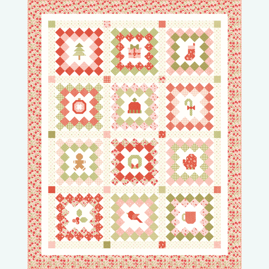 My Sew Quilty Life December Darling Christmas at Granny's Quilt Box Kit – 50% Deposit June 2027 Preorder