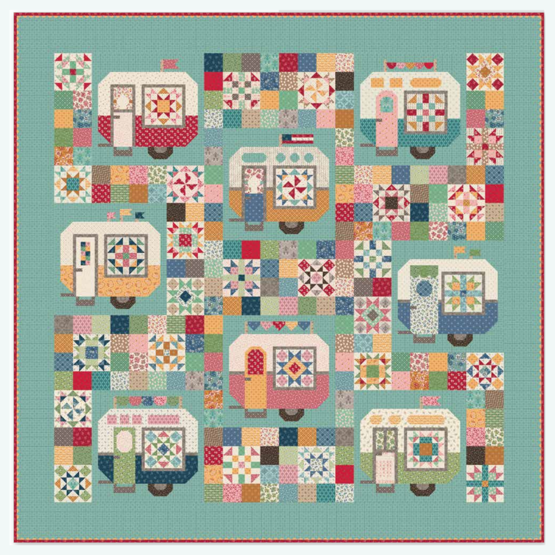 Family Reunion Quilt Seeds™ Block of the Month Subscription | Lori Holt | 84½" x 84½" Quilt | 8-Month BOM