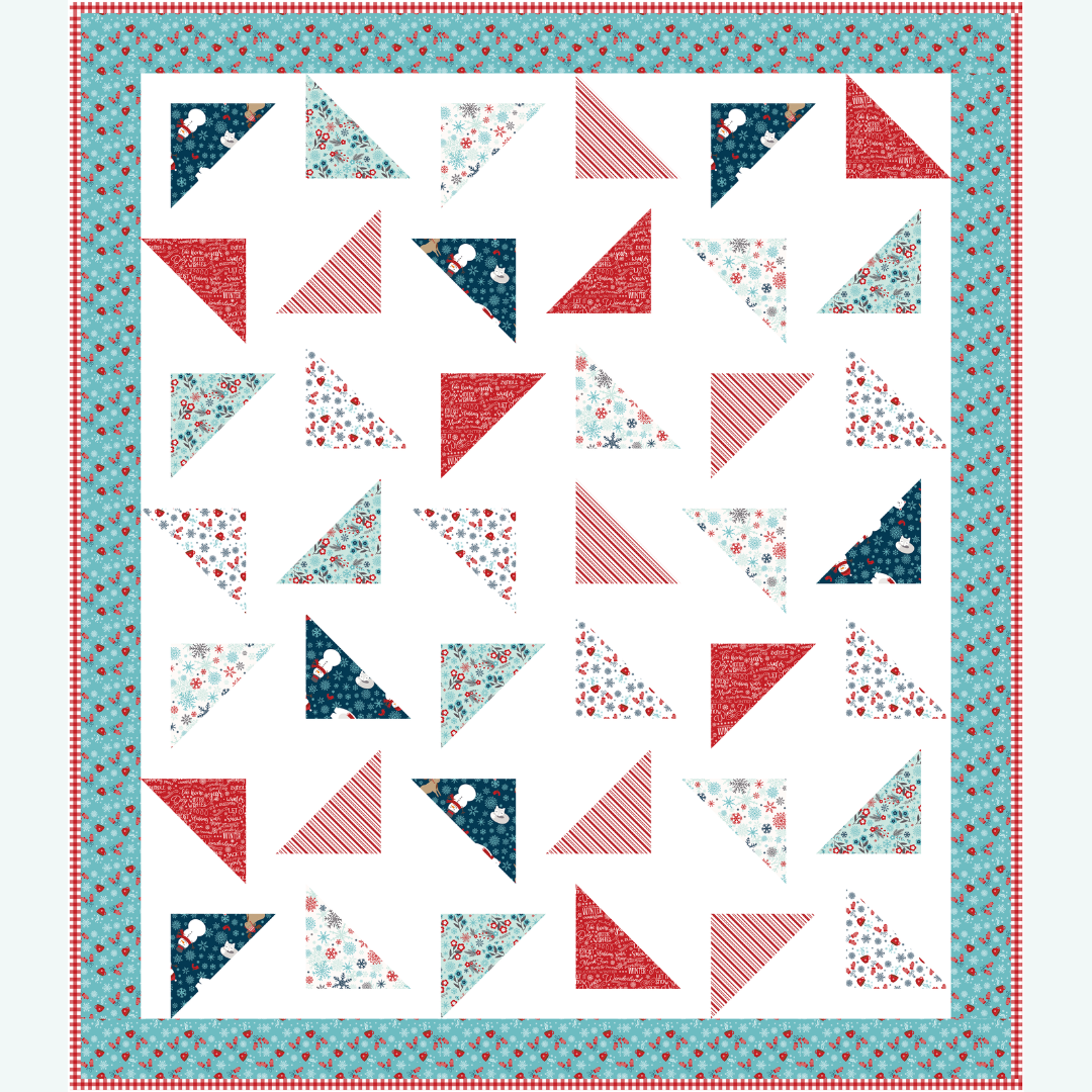 Breezy Quilt Kit | A Perfect Winter Petite Fat Quarter Bundle | 66" x 75" | 50% Deposit Preorder | July 2026