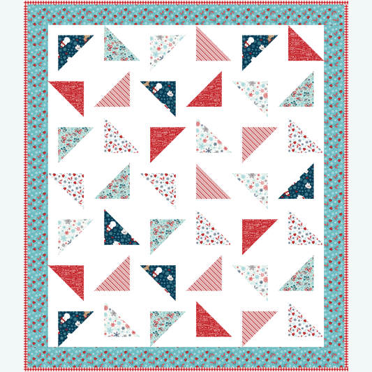 Breezy Quilt Kit | A Perfect Winter Petite Fat Quarter Bundle | 66" x 75" | 50% Deposit Preorder | July 2026