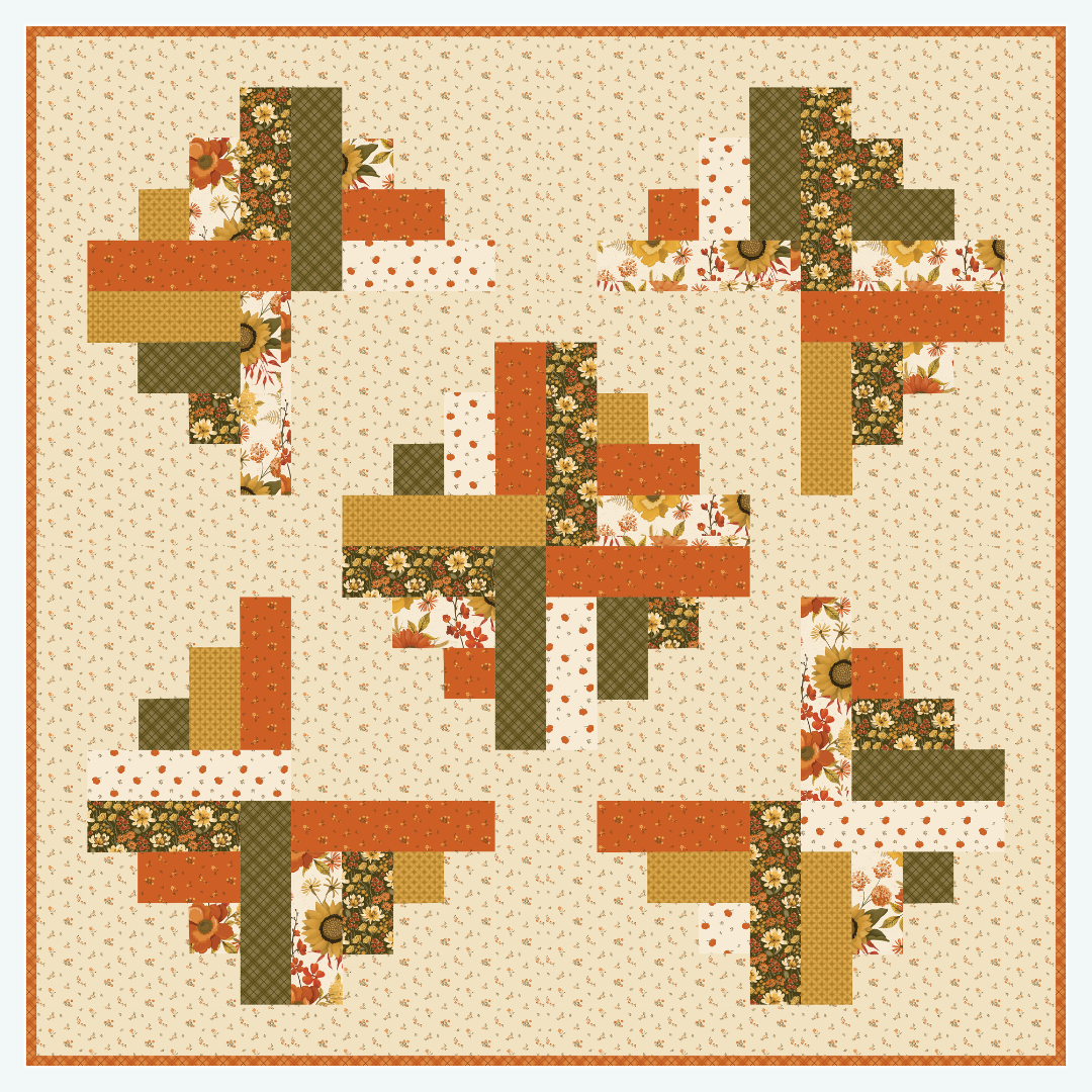 Mesa Verde Quilt Kit | Bountiful by Sandy Gervais | 50" x 50" | 50% Deposit Preorder | July 2026