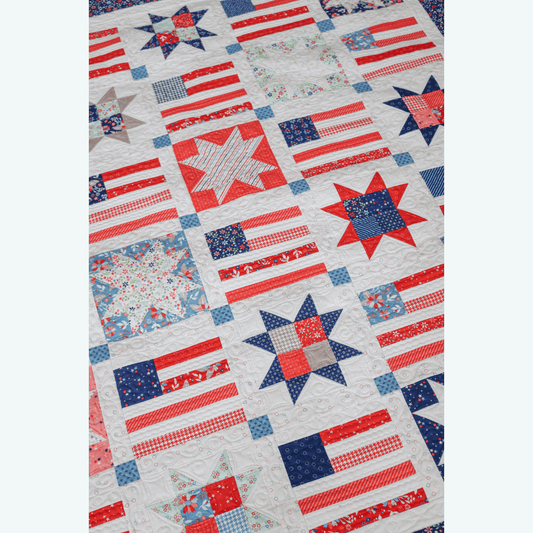 Midsummer Liberty Sampler Quilt Kit – Throw Size | 50% Deposit Preorder | Ships December 2026