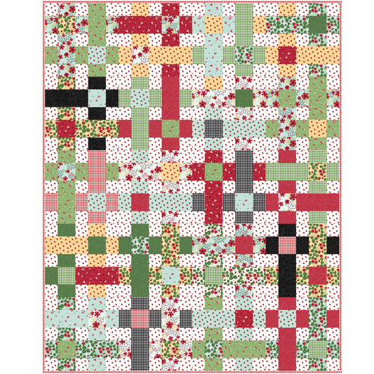 Hashtag Quilt Kit Throw 56x72 – Little Ladybug – 50% Deposit August 2026 Preorder