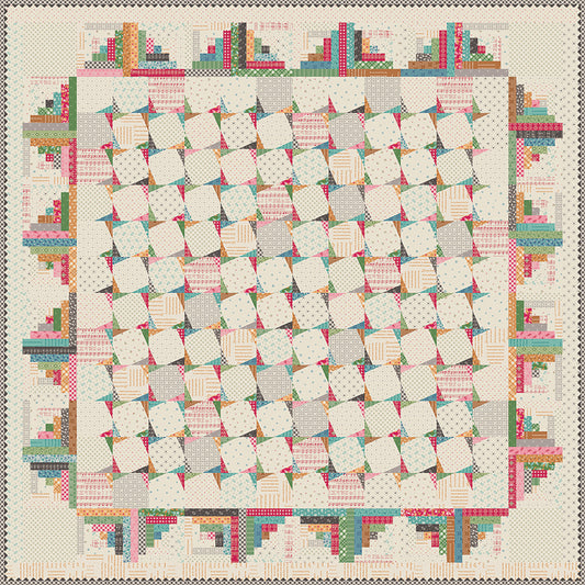 Lori Holt Home Town Holiday 2 Sparkle Star Christmas Quilt Kit – 50% Deposit July 2027 Preorder