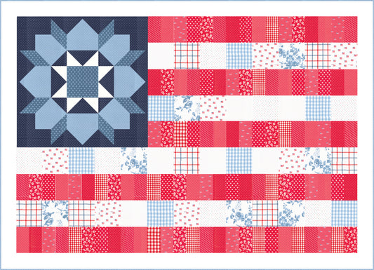 Red White and Swoon Quilt Kit | Stars & Stripes by Camille Roskelley | 50% Deposit Preorder | March 2027