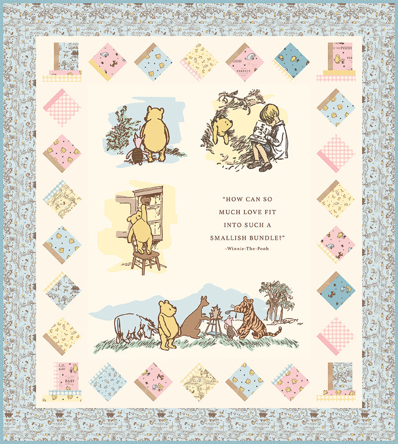 Storytime Winnie-the-Pooh Baby Quilt Kit – 60½" x 67½" – November 2026 Preorder – 50% Deposit