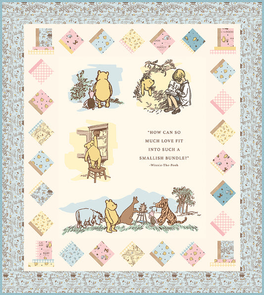 Storytime Winnie-the-Pooh Baby Quilt Kit – 60½" x 67½" – November 2026 Preorder – 50% Deposit