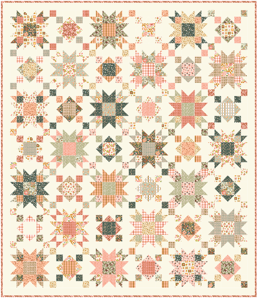 Summer on the Porch Twin Quilt Kit – Orchard Blooms | 76" x 88" | 50% Deposit Preorder | May 2027