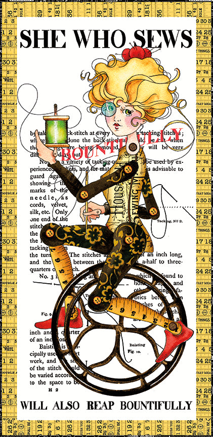 Machine Maid Wall Panel Quilt Kit – 28½" x 58½" – The Maker Collection – 50% Preorder Deposit – Riley Blake Designs