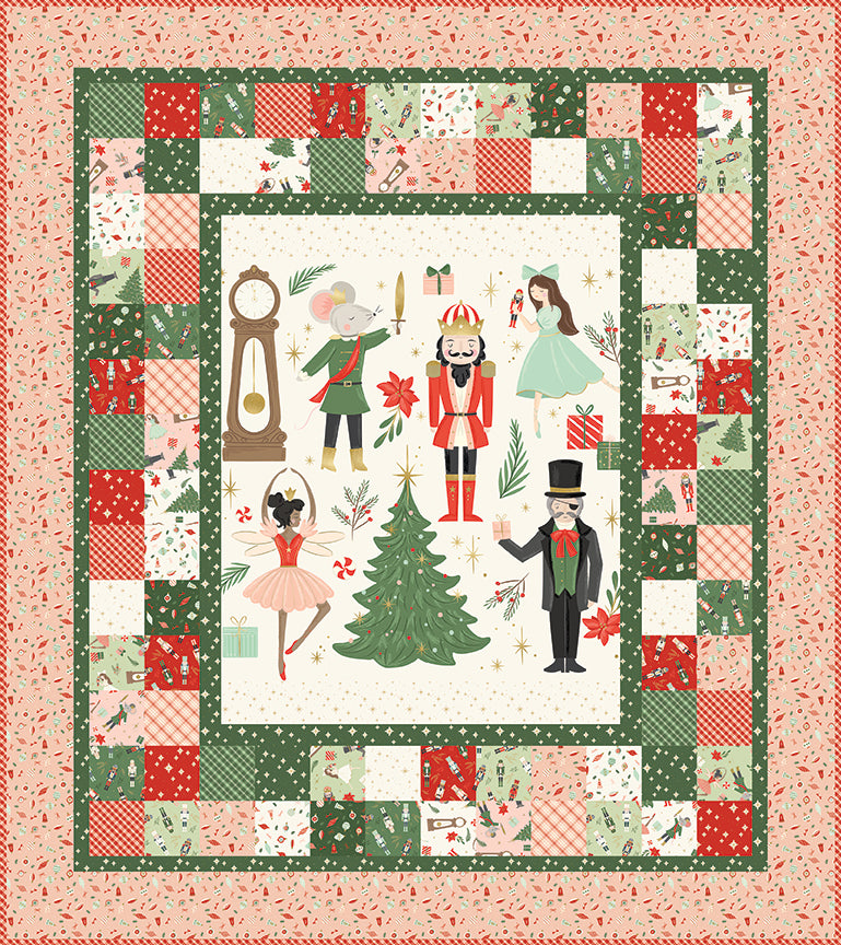 The Nutcracker Flannel Panel Quilt Kit – My Mind's Eye | 68" x 75" | 50% Deposit Preorder | June 2027