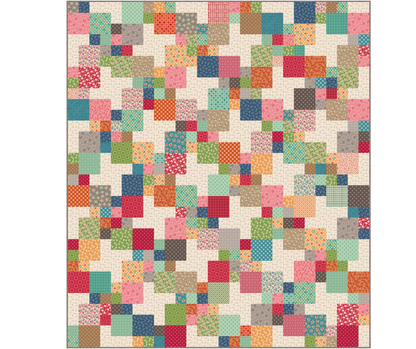 Peanut Butter Pinwheels Quilt Kit – Farmer’s Daughter by Lori Holt