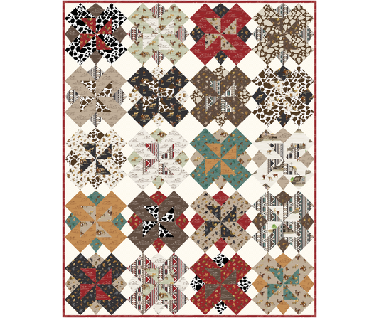 Rivermill Quilt Kit – Homestead Fabric | Throw Size Quilt Kit | September 2026 Preorder