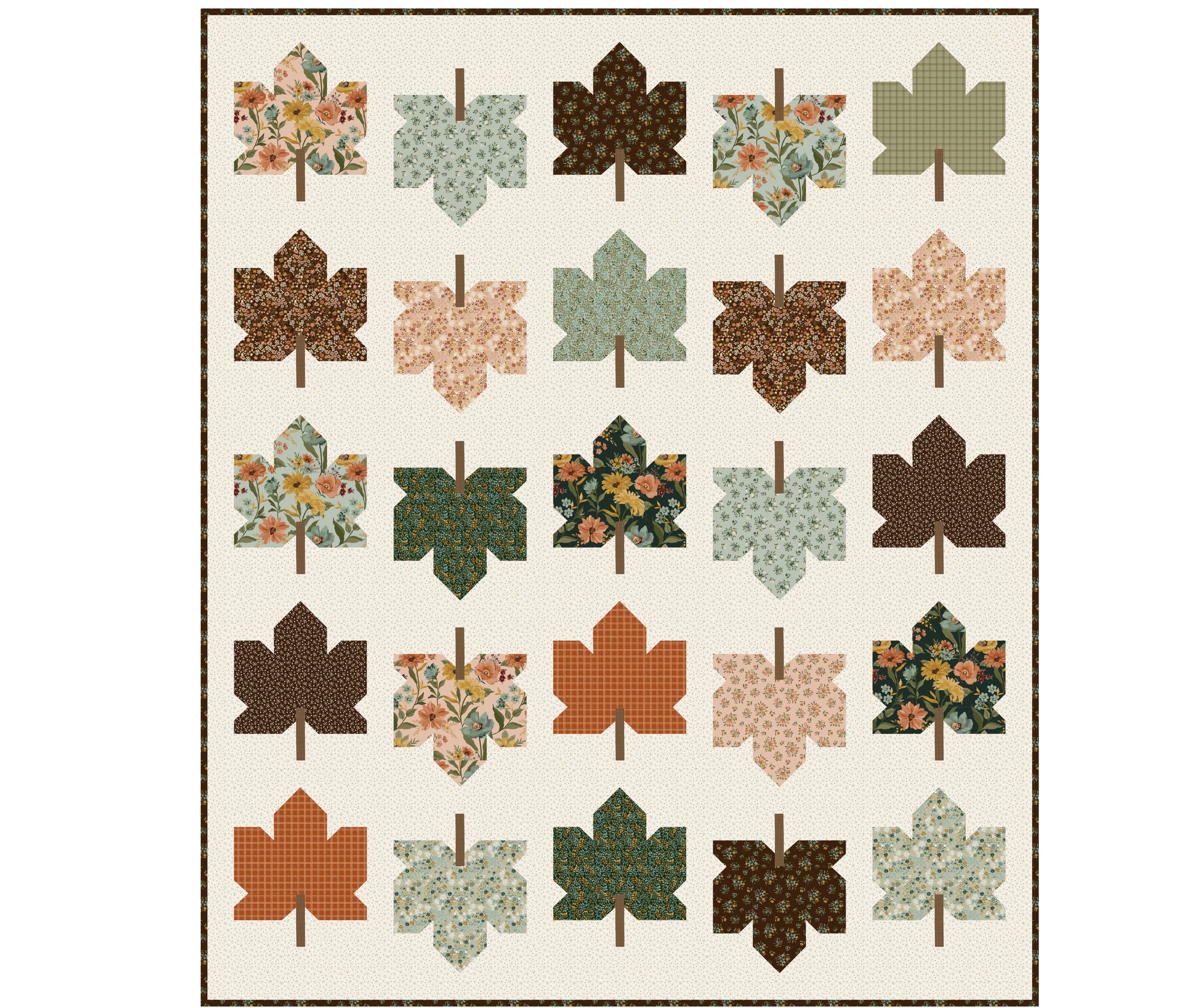 Falling Leaves Quilt Kit – Worth Repeating by Sandy Gervais | Septembe ...
