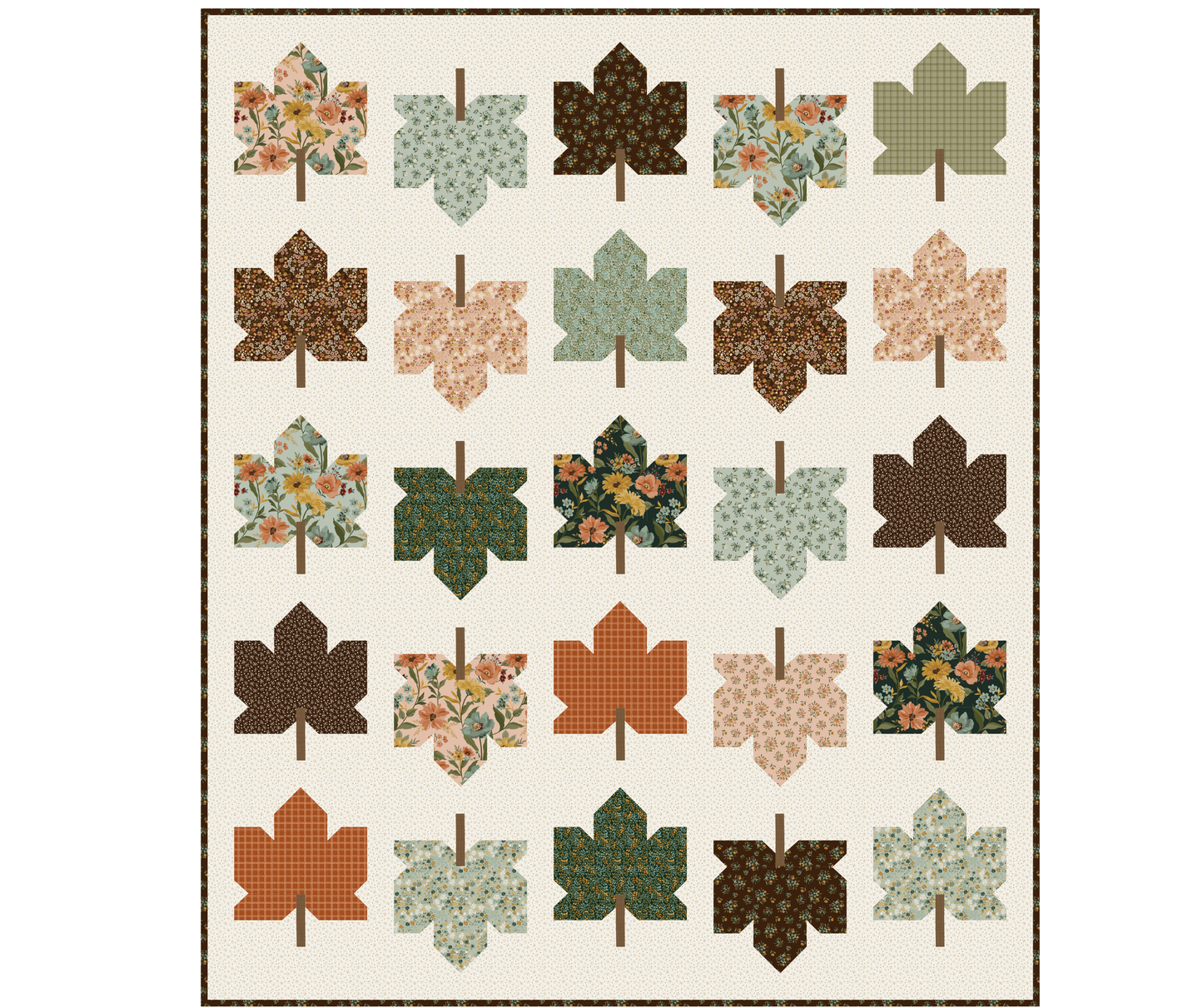 Falling Leaves Quilt Kit – Worth Repeating by Sandy Gervais | September 2026 Preorder