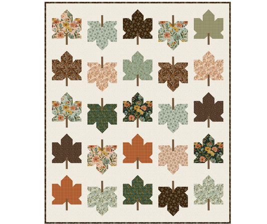 Falling Leaves Quilt Kit – Worth Repeating by Sandy Gervais | September 2026 Preorder