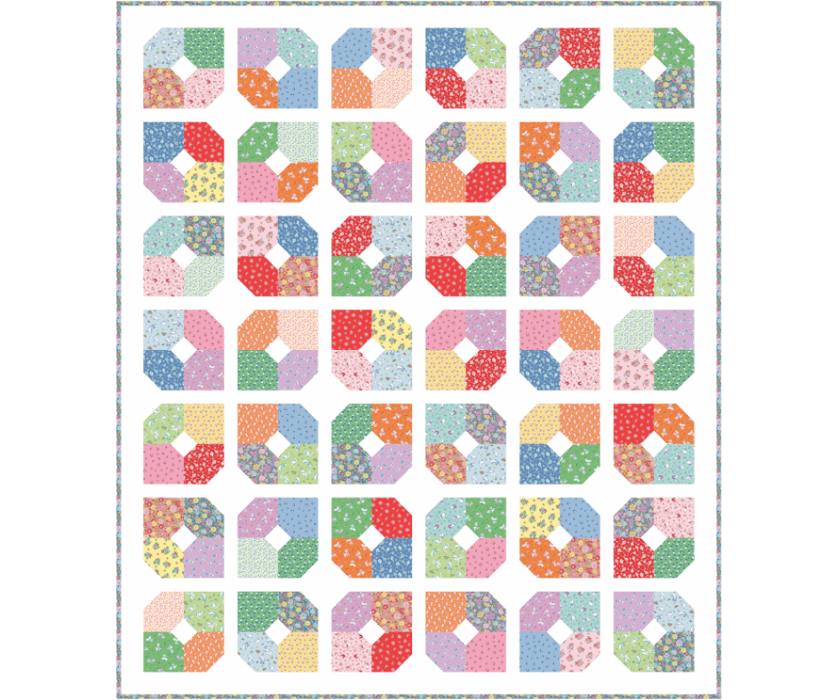 Make Believe Quilt Kit Traditional 30s Throw Size | October 2026 Preorder