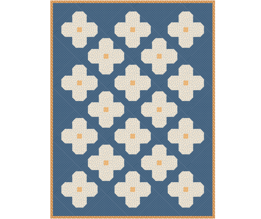 Bloom Quilt Kit (53x68) – Denim & Daisy by Lori Holt | October 2026 Preorder